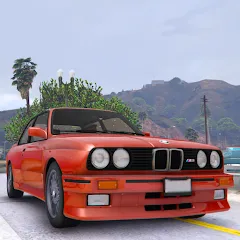 Скачать взломанную Classic Drift: E30 BMW Racer (Классический дрифт)  [МОД Mega Pack] - стабильная версия apk на Андроид