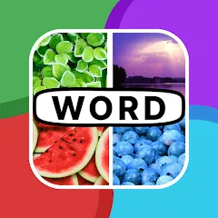 Скачать взлом 4 Pics 1 Word: Guessing Games  [МОД Unlocked] - последняя версия apk на Андроид