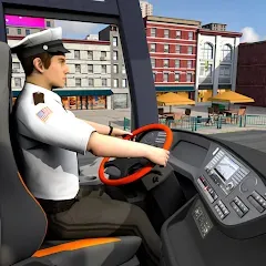 Скачать взлом City Coach Bus City Bus Games  [МОД Много денег] - стабильная версия apk на Андроид