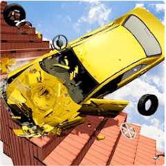 Взломанная Beam Drive Crash Death Stair C (Бим Драйв Краш Дэт Стэр С)  [МОД Много денег] - стабильная версия apk на Андроид