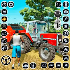 Скачать взломанную Farming Games & Tractor Games  [МОД Бесконечные монеты] - последняя версия apk на Андроид