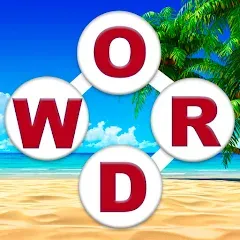 Взломанная Around the Word: Crossword Puz  [МОД Mega Pack] - полная версия apk на Андроид