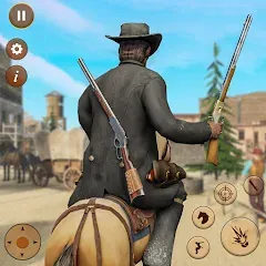 Взлом West Cowboy Shooting Games 3D  [МОД Mega Pack] - последняя версия apk на Андроид