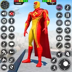 Взломанная Rope Hero: Speed Hero Games (Роуп Хиро)  [МОД Меню] - полная версия apk на Андроид