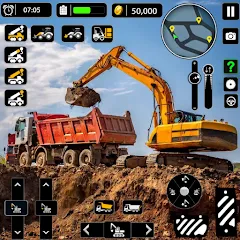 Скачать взлом Snow Offroad Construction Game  [МОД Mega Pack] - полная версия apk на Андроид