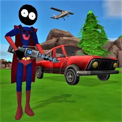 Скачать взлом Stick Superhero  [МОД Бесконечные монеты] - последняя версия apk на Андроид