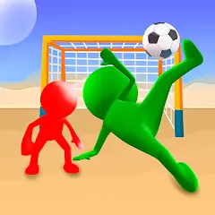 Скачать взломанную Stickman Soccer Football Game  [МОД Много монет] - последняя версия apk на Андроид