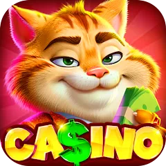 Взломанная Fat Cat Casino - Slots Game (Фэт Кэт Казино)  [МОД Mega Pack] - стабильная версия apk на Андроид