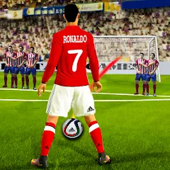 Скачать взломанную Soccer Kick Football Champion  [МОД Menu] - стабильная версия apk на Андроид