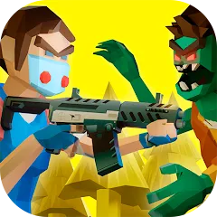 Взломанная Two Guys & Zombies 3D: Online  [МОД Menu] - полная версия apk на Андроид