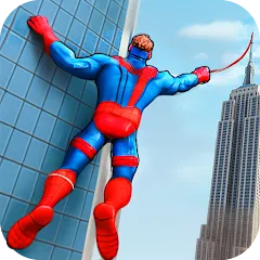 Взломанная Spider Hero:Super City Hero (пайдер Хиро)  [МОД Много монет] - стабильная версия apk на Андроид