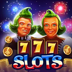 Скачать взломанную Willy Wonka Vegas Casino Slots (Вилли Вонка Вегас Казино Слоты)  [МОД Много денег] - последняя версия apk на Андроид