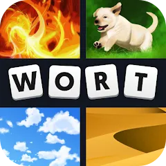 Взломанная 4 Bilder 1 Wort (Картинки 1 Слово)  [МОД Menu] - последняя версия apk на Андроид