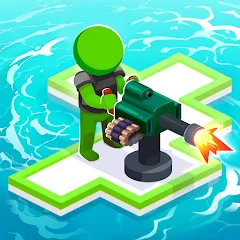 Взломанная War of Rafts: Crazy Sea Battle (Война плотов)  [МОД Много денег] - полная версия apk на Андроид