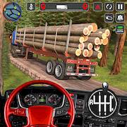   Log Transporter Truck Driving -     