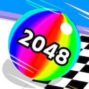   Ball Run 2048: merge number -     