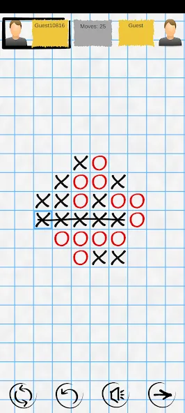 Tic Tac Toe Online: Mega XO  [МОД Все открыто] Screenshot 1