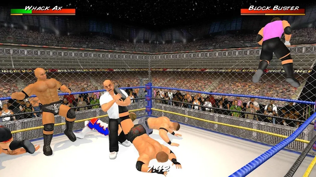 Wrestling Revolution 3D (Реслинг Революшн 3Д)  [МОД Unlimited Money] Screenshot 1