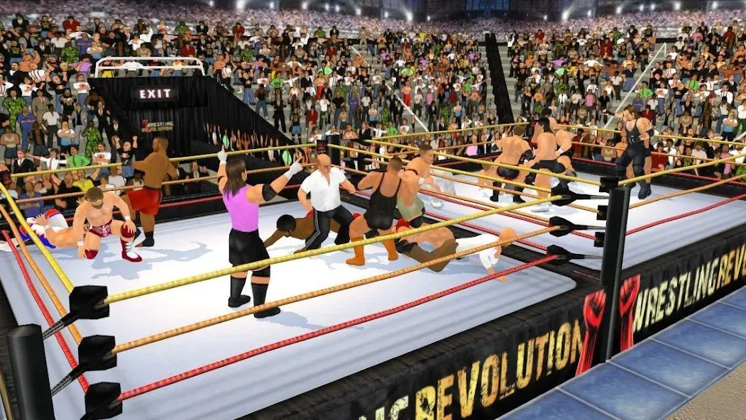 Wrestling Revolution 3D (Реслинг Революшн 3Д)  [МОД Unlimited Money] Screenshot 5