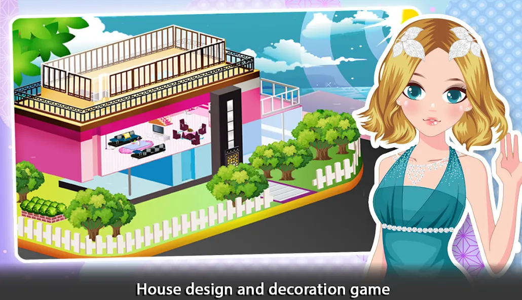 Girl Doll House - Room Design  [МОД Menu] Screenshot 1