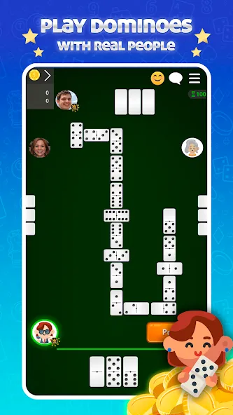 Dominoes Online - Classic Game (Домино Онлайн)  [МОД Меню] Screenshot 1