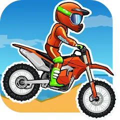 Взломанная Moto X3M Bike Race Game (Мото 3М Игра на мотоциклах)  [МОД Много денег] - стабильная версия apk на Андроид