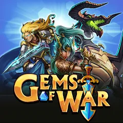 Скачать взлом Gems of War - Match 3 RPG (Гемс оф Вар)  [МОД Много монет] - последняя версия apk на Андроид