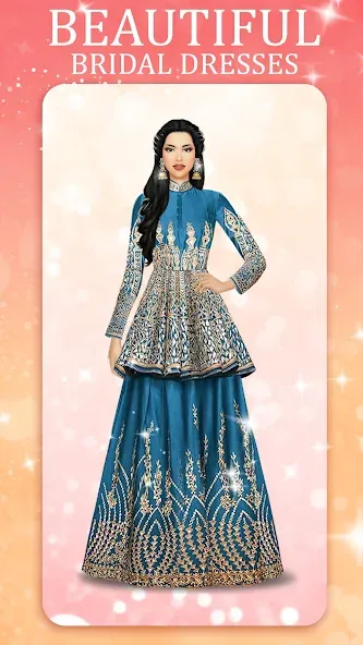 Indian Fashion Dressup Stylist  [МОД Бесконечные монеты] Screenshot 1