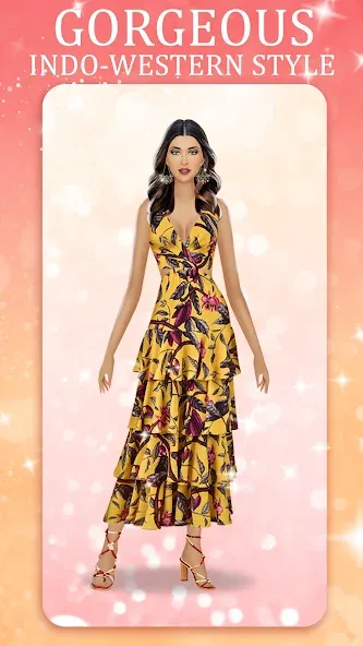 Indian Fashion Dressup Stylist  [МОД Бесконечные монеты] Screenshot 2