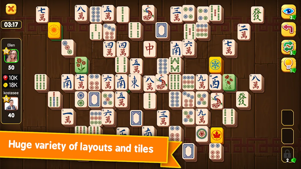 Mahjong Duels (Маджонг Дуэли)  [МОД Много монет] Screenshot 1