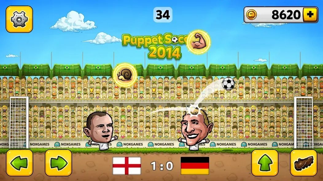 Puppet Soccer - Football  [МОД Unlimited Money] Screenshot 2