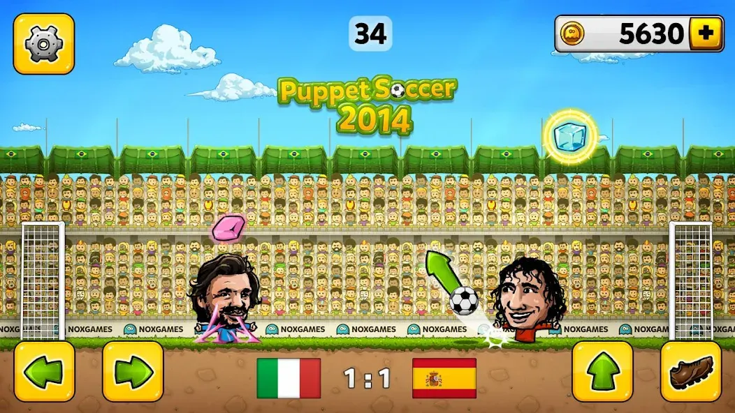 Puppet Soccer - Football  [МОД Unlimited Money] Screenshot 3