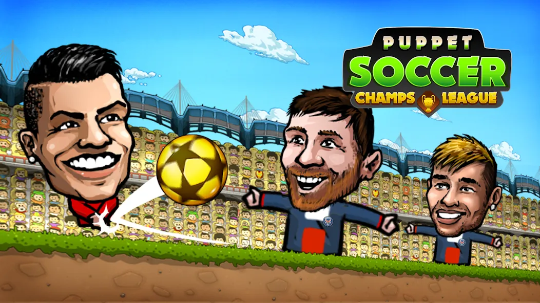 Puppet Soccer: Champs League (Паппет Соккер)  [МОД Mega Pack] Screenshot 5