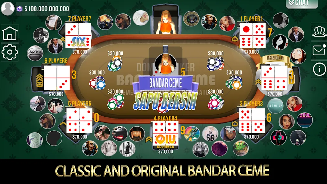 Domino Poker QiuQiu Gaple (Домино Покер ЧиЧи Гапле)  [МОД Меню] Screenshot 4