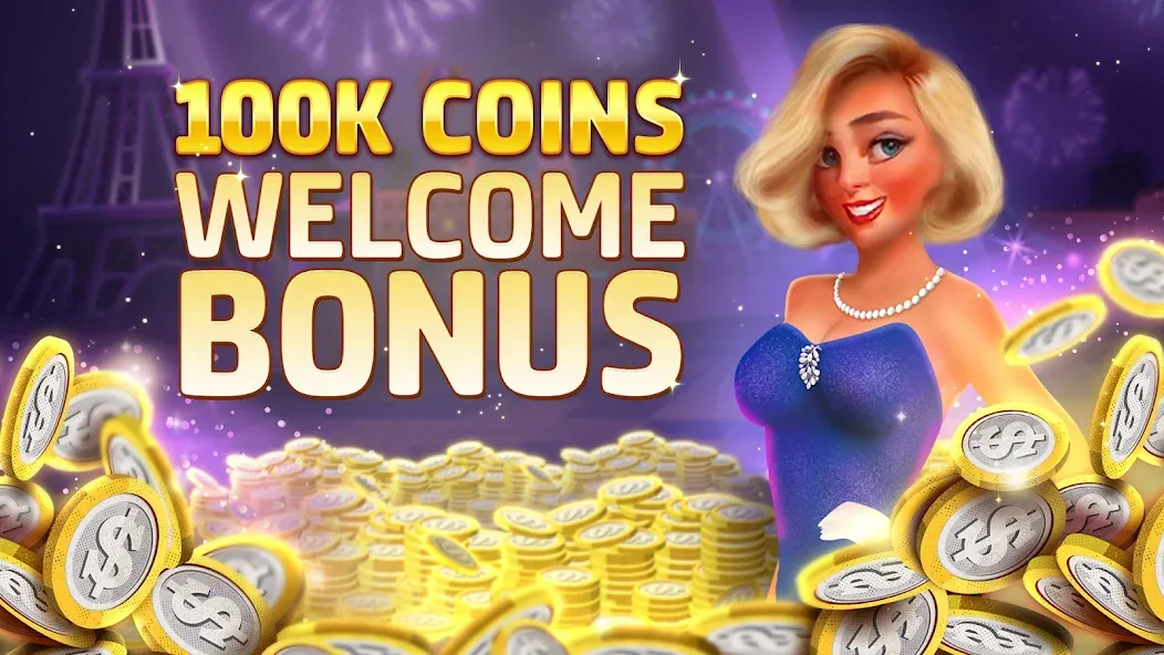 Vegas Downtown Slots & Words  [МОД Бесконечные монеты] Screenshot 3