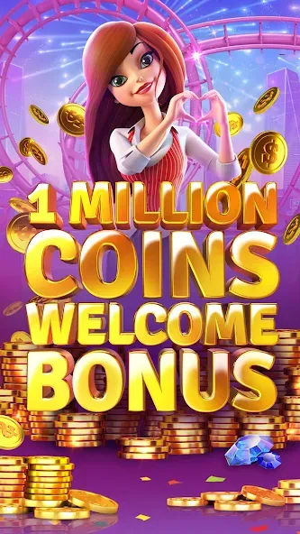 Slotomania™ Slots Casino Games (Слотомания)  [МОД Бесконечные монеты] Screenshot 2