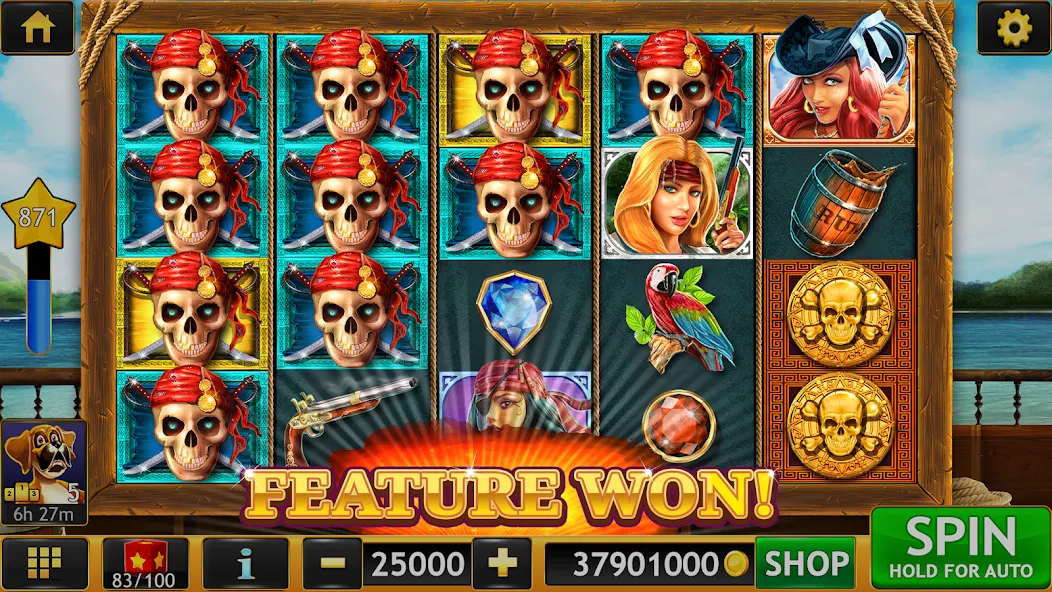 Vegas Slots Galaxy (Вегас Слотс Гэлэкси)  [МОД Menu] Screenshot 5