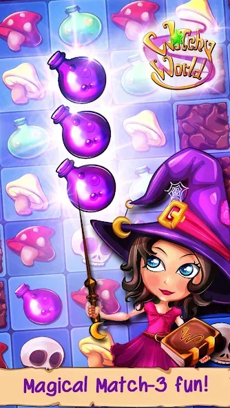 Witchy World (Уитчи Ворлд)  [МОД Бесконечные монеты] Screenshot 1