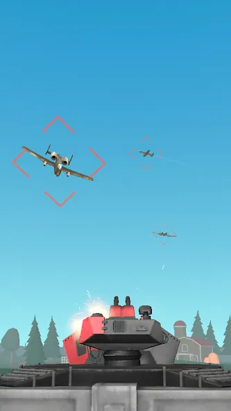 Air Defense: Airplane Shooting (Эйр Дефенс)  [МОД Unlimited Money] Screenshot 1