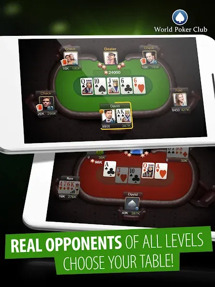 Poker Games: World Poker Club (Покер Гейм)  [МОД Много монет] Screenshot 5