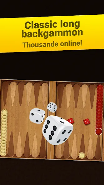 Backgammon Long Arena  [МОД Много денег] Screenshot 1