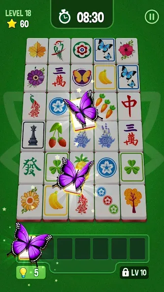 Mahjong Triple 3D -Tile Match (Маджонг Трипл 3Д)  [МОД Menu] Screenshot 1