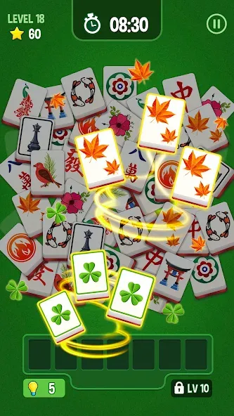 Mahjong Triple 3D -Tile Match (Маджонг Трипл 3Д)  [МОД Menu] Screenshot 5