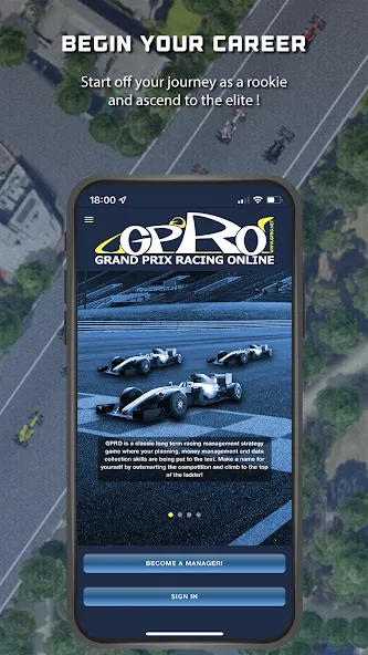 GPRO - Classic racing manager (ГПРО)  [МОД Бесконечные монеты] Screenshot 1