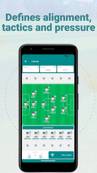 Superkickoff - Soccer manager (уперкикофф)  [МОД Бесконечные деньги] Screenshot 5