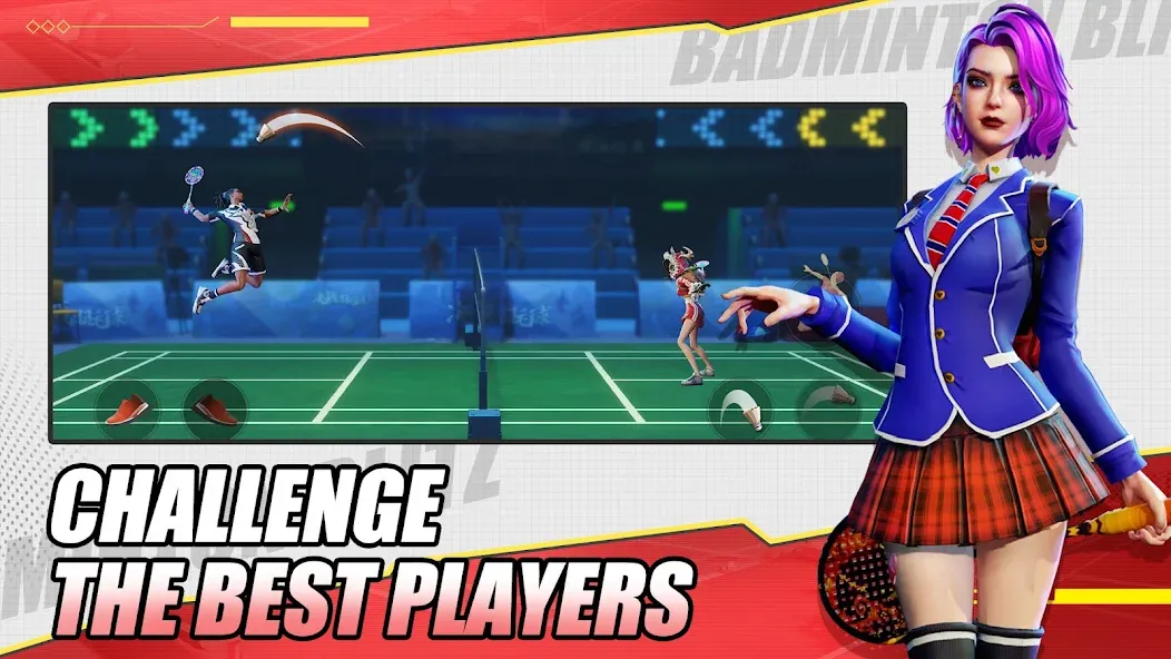 Badminton Blitz - PVP online (Бэдминтон Блиц)  [МОД Menu] Screenshot 5