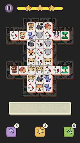 Match 3 Animal - Zen Puzzle (Матч 3 Животное)  [МОД Все открыто] Screenshot 3