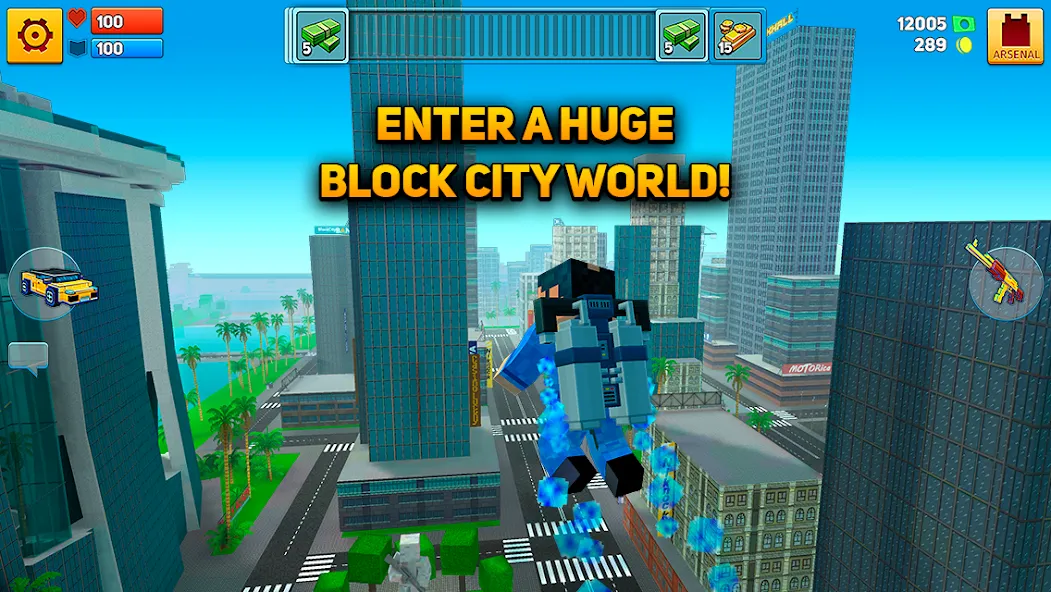 Block City Wars: Pixel Shooter (Блок Сити Варс)  [МОД Mega Pack] Screenshot 2