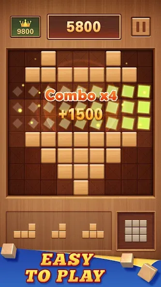 Wood Block 99 - Sudoku Puzzle (Вуд Блок 99)  [МОД Mega Pack] Screenshot 3