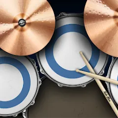 Взломанная Real Drum: electronic drums (Риал драм)  [МОД Меню] - последняя версия apk на Андроид